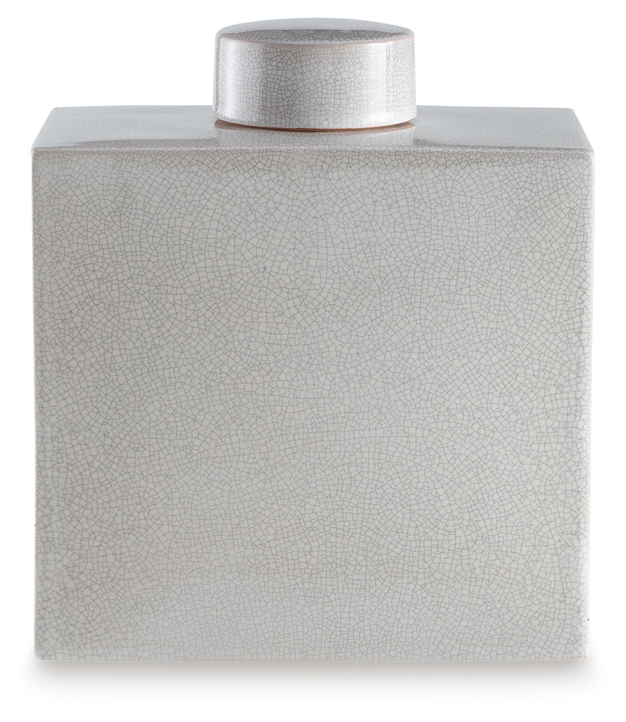 Haddworth Antique White Jar from Ashley - Luna Furniture