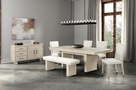 Hagerman Natural Dining Table from Furniture of America - Luna Furniture