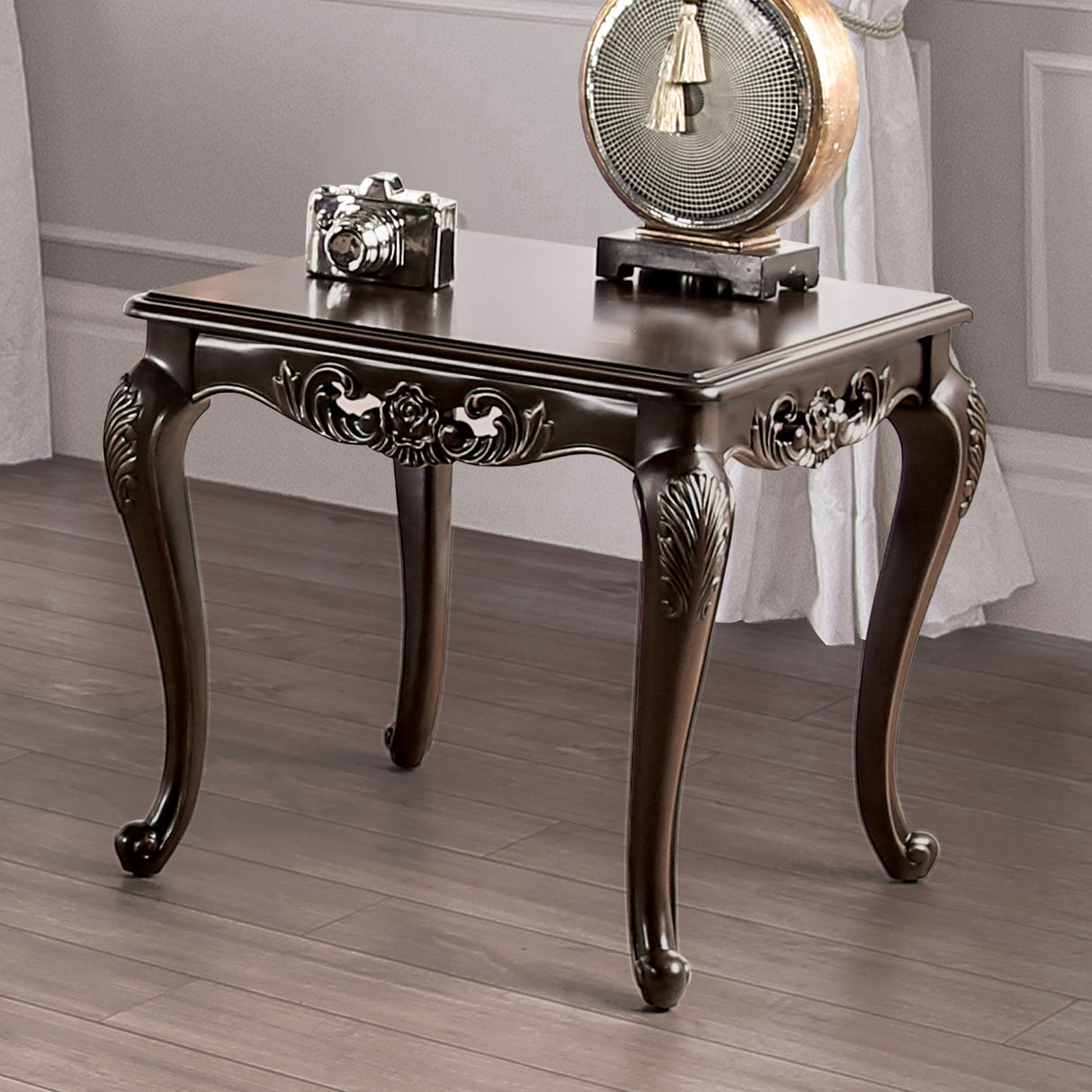 Halcaster Java End Table from Furniture of America - Luna Furniture