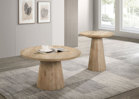 Halewood Oak Cocktail Table from Furniture of America - Luna Furniture