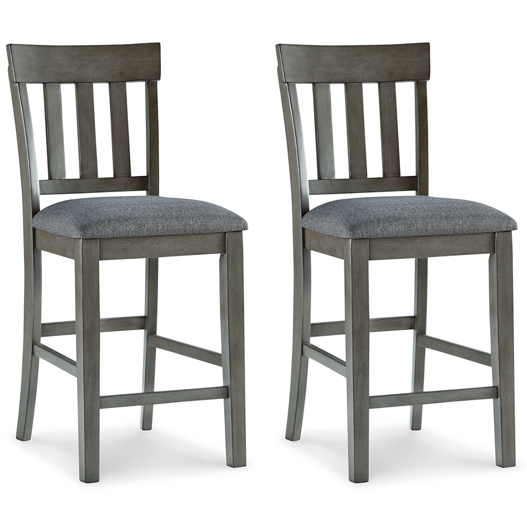 Hallanden 2-Piece Bar Stool in Two-tone Gray from Ashley - Luna Furniture