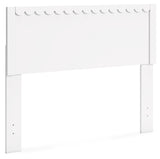 Hallityn Full Panel Headboard with Dresser and Nightstand in White from Ashley - Luna Furniture