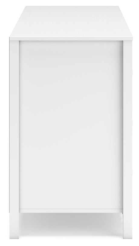 Hallityn Full Tent Bed with Dresser and Chest in White from Ashley - Luna Furniture