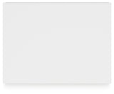 Hallityn Twin Platform Bed with Dresser and 2 Nightstands in White from Ashley - Luna Furniture