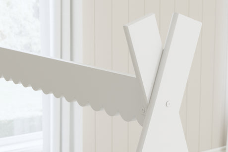 Hallityn Twin Tent Bed with Dresser and 2 Nightstands in White from Ashley - Luna Furniture