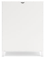 Hallityn White Bookcase from Ashley - Luna Furniture