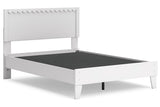Hallityn White Full Platform Bed from Ashley - Luna Furniture