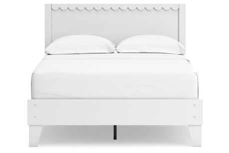 Hallityn White Full Platform Bed from Ashley - Luna Furniture
