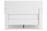 Hallityn White Full Platform Bed from Ashley - Luna Furniture