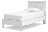 Hallityn White Twin Platform Bed from Ashley - Luna Furniture