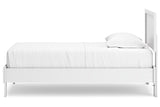 Hallityn White Twin Platform Bed from Ashley - Luna Furniture