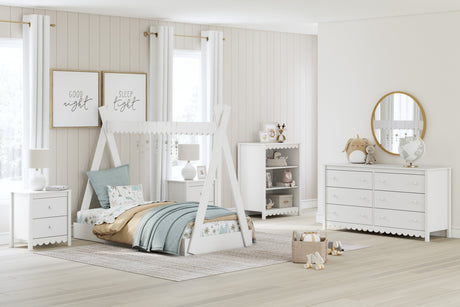 Hallityn White Youth Tent Bedroom Set from Ashley - Luna Furniture