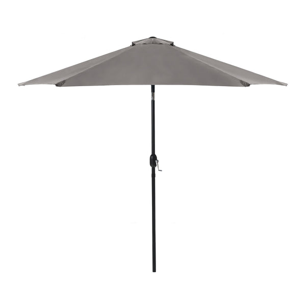 Halo Canvas Stone Round Tilting Umbrella