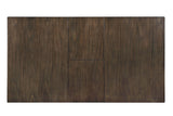 Halsey Weathered White/Dark Walnut Dining Table from Furniture of America - Luna Furniture