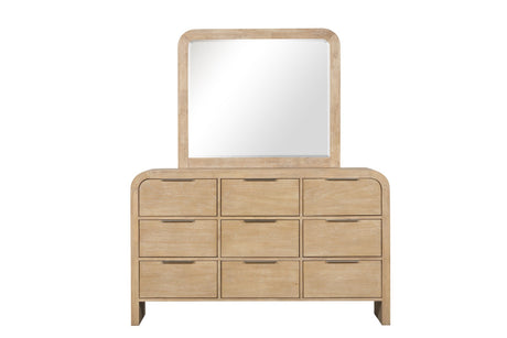 Handforth Natural Mirror (Mirror Only) from Furniture of America - Luna Furniture