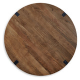 Hanneforth Coffee Table with 1 End Table in Brown/Black from Ashley Furniture - Luna Furniture