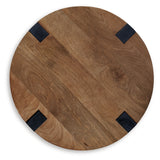 Hanneforth Coffee Table with 1 End Table in Brown/Black from Ashley Furniture - Luna Furniture