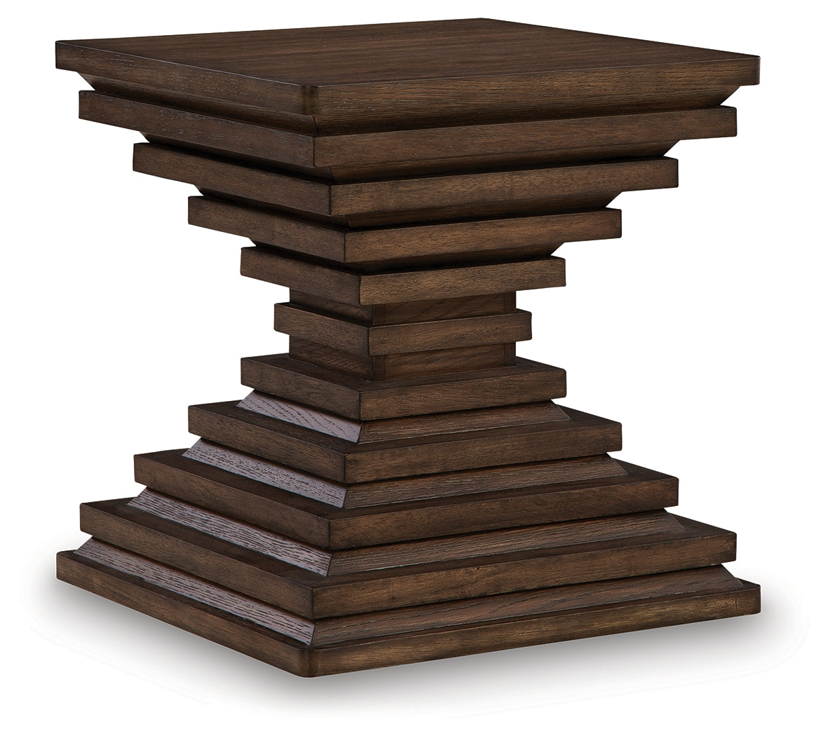 Hannodream Warm Brown End Table from Ashley - Luna Furniture