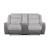 9703GY*2 2pc Set: Sofa, Love from Homelegance - Luna Furniture