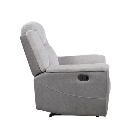 Harriette Gray Reclining Chair from Homelegance - Luna Furniture