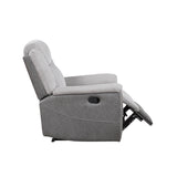 Harriette Gray Reclining Chair from Homelegance - Luna Furniture