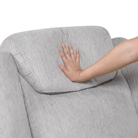 Harriette Gray Reclining Chair from Homelegance - Luna Furniture