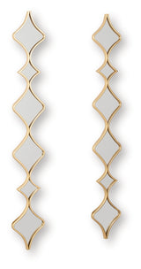 Harriswood Gold Finish Accent Mirror Set (Set of 2) from Ashley - Luna Furniture