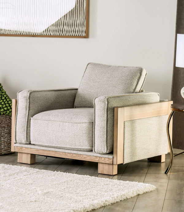 Harstad Light Brown/Natural Chair
