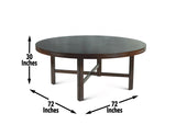Hartford 72-inch Round Dining Table from Steve Silver - Luna Furniture