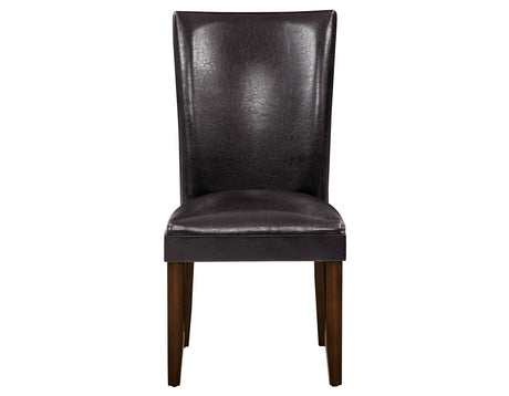 Hartford Espresso Brown Round Dining Room Set with Lazy Susan from Steve Silver - Luna Furniture