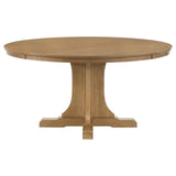 Hartville Natural Light Brown 5-Piece Round Dining Room Set from Coaster - Luna Furniture
