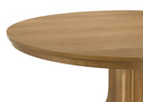Hartville Natural Light Brown 7-Piece Round Dining Room Set from Coaster - Luna Furniture