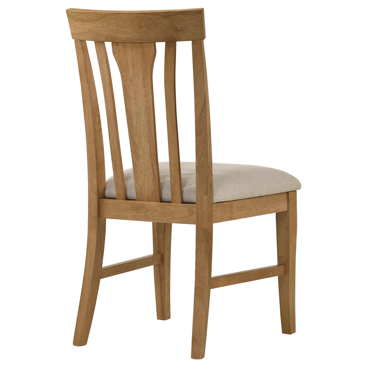 Hartville Natural Light Brown Dining Side Chair, Set of 2 from Coaster - Luna Furniture