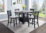 Hartwell Light Gray Counter Height Dining Set from Crown Mark - Luna Furniture