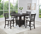 Hartwell Charcoal Counter Height Set from Crown Mark - Luna Furniture
