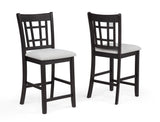 Hartwell Charcoal Counter Height Set from Crown Mark - Luna Furniture