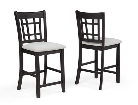 Hartwell Charcoal Counter Height Chair, Set of 2 from Crown Mark - Luna Furniture