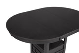Hartwell Charcoal Counter Height Set from Crown Mark - Luna Furniture