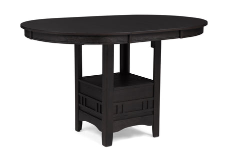 Hartwell Charcoal Counter Height Table from Crown Mark - Luna Furniture