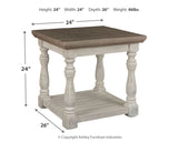 Havalance 2 End Tables in Gray/White from Ashley - Luna Furniture