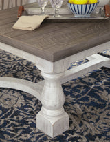 Havalance Coffee Table with 1 End Table in Gray/White from Ashley - Luna Furniture