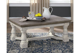 Havalance Gray/White Coffee Table and 2 End Tables from Ashley - Luna Furniture