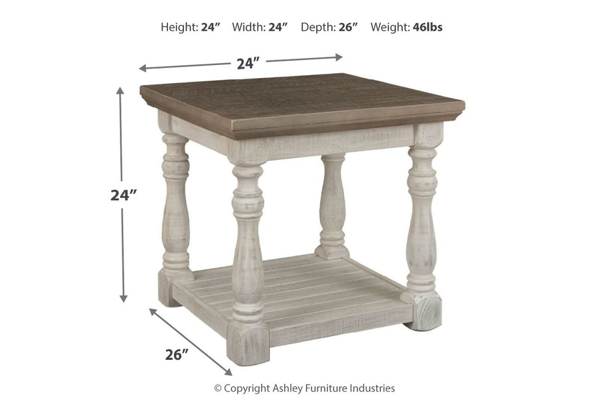 Havalance Gray/White Coffee Table and 2 End Tables from Ashley - Luna Furniture