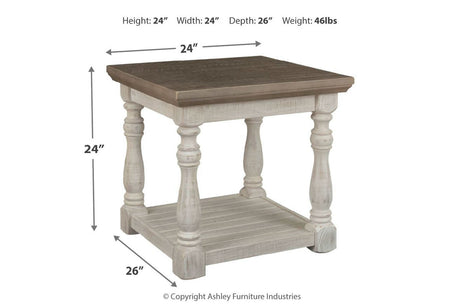 Havalance Gray/White Coffee Table and 2 End Tables from Ashley - Luna Furniture
