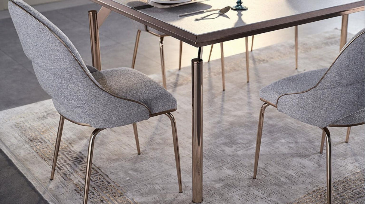 Havana Gray Dining Table from Bellona - Luna Furniture
