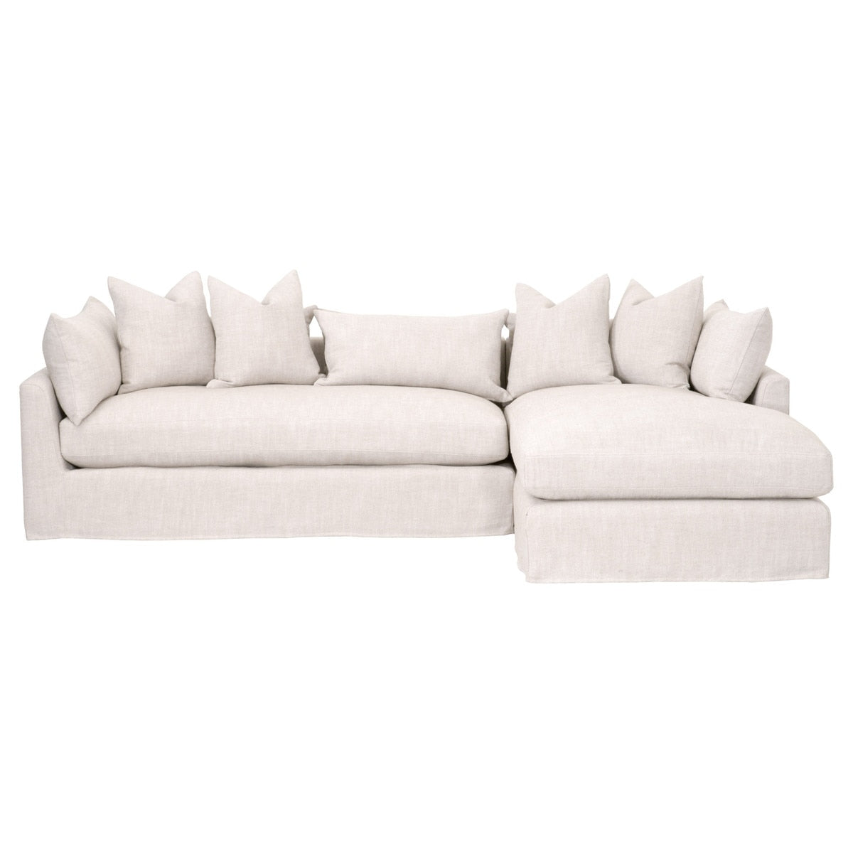 Haven 110" Lounge Slipcover Rf Sectional from Essentials For Living - Luna Furniture
