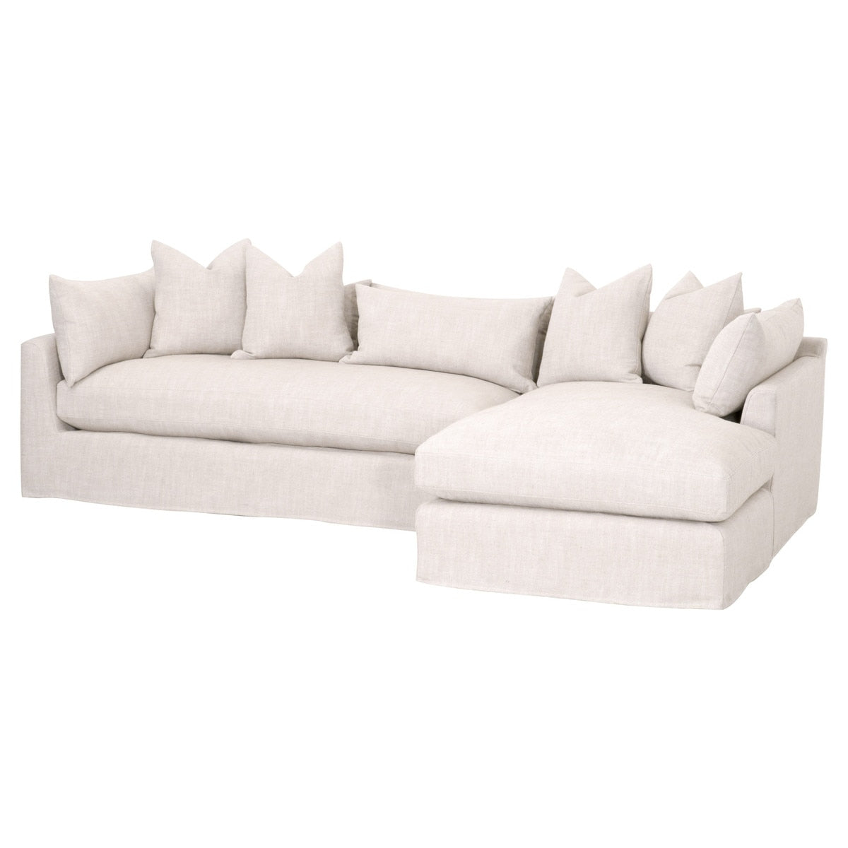 Haven 110" Lounge Slipcover Rf Sectional from Essentials For Living - Luna Furniture