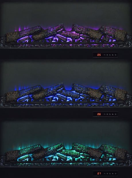 Havering Dark Pine 71-inch TV Stand Fireplace Media Console from Coaster - Luna Furniture