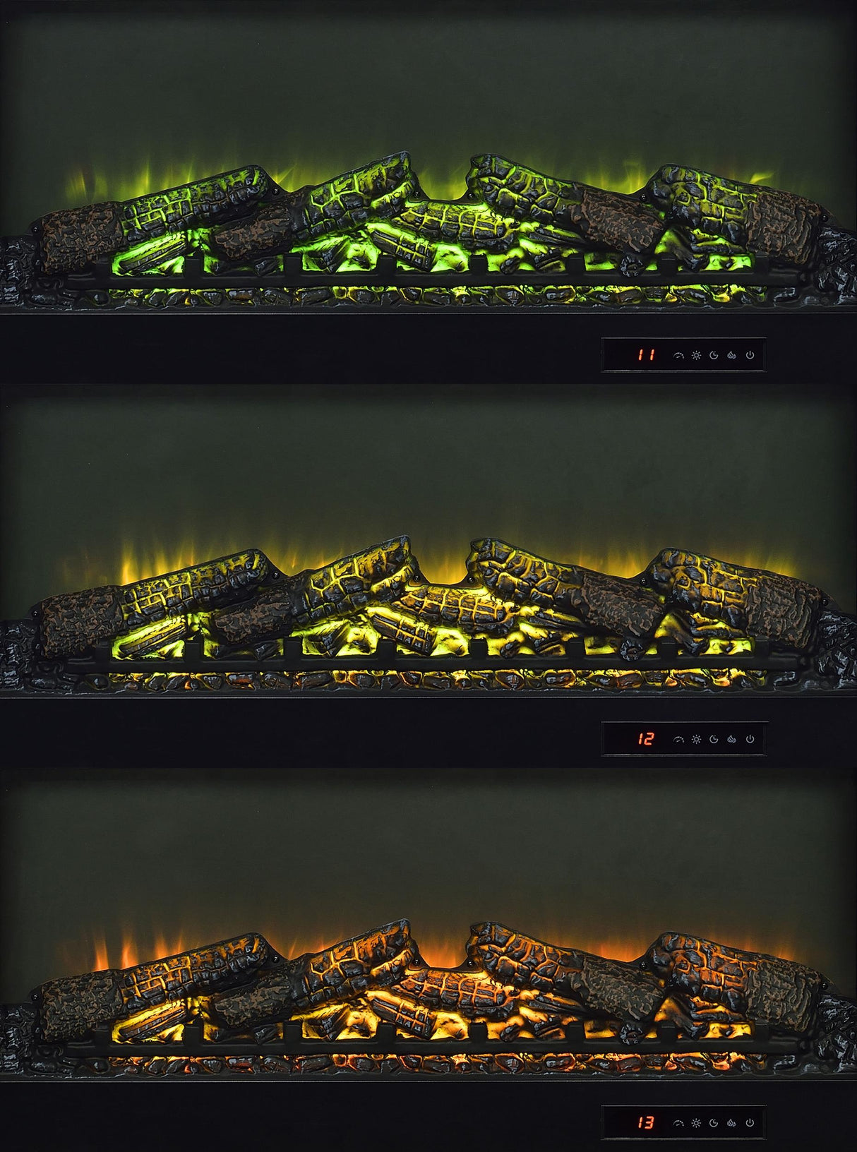 Havering Dark Pine 71-inch TV Stand Fireplace Media Console from Coaster - Luna Furniture