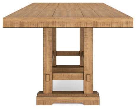 Havonplane Counter Height Dining Table and 6 Barstools in Brown from Ashley - Luna Furniture